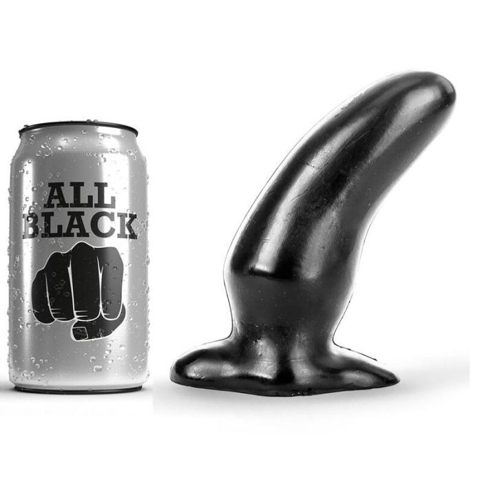 Obsenza - Plug Anal Curvé 13 cm pour Stimulations Intenses et Confortables - Noir - Image 3