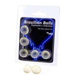 Obsenza - TALOKA 5 Brazilian Balls with Cold &amp; Vibration Effect Exciting Gel - Image 1