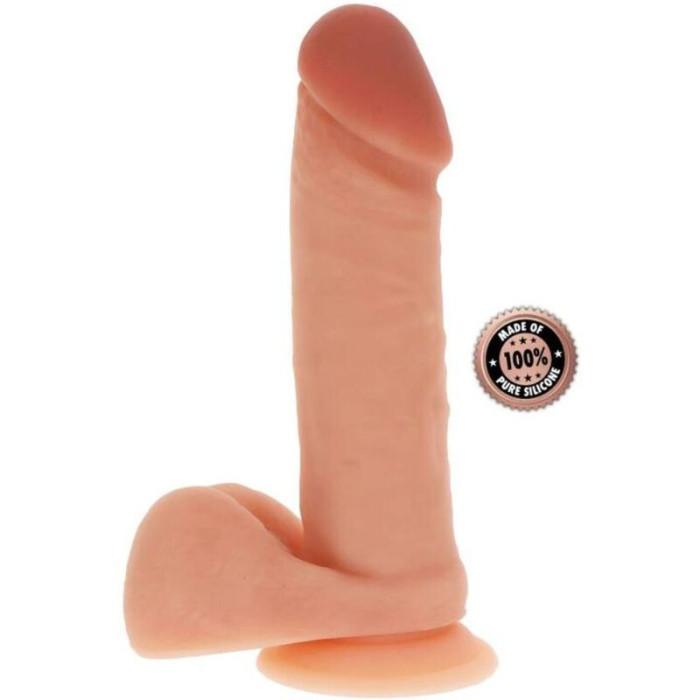 Obsenza - Dildo de Silicone Realista com Bolas e Ventosa 20,5 cm - Image 1