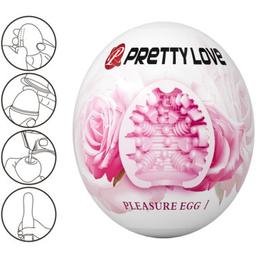 Obsenza - Masturbatore Maschile Uovo Rosa PRETTY LOVE per Stimolazione Intensa - Rosa - Image 1