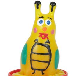 Obsenza - Preservativo decorativo pintado a mano abeja - Image 1
