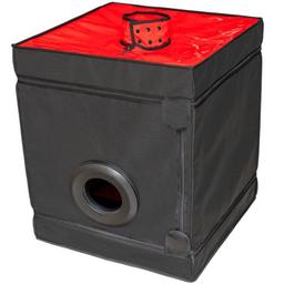 Obsenza - Cabina Kink Club Bukkake Negra y Roja de Secret Dome - Negro - Image 1