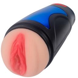 Obsenza - Renee squeezable vagina masturbator with vibration in case - Image 1