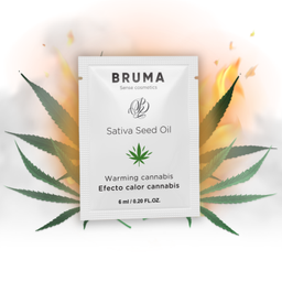 Obsenza - BRUMA Sativa-Gleitgel mit Cannabisgeschmack und Wärmeeffekt - 2ml - Image 1