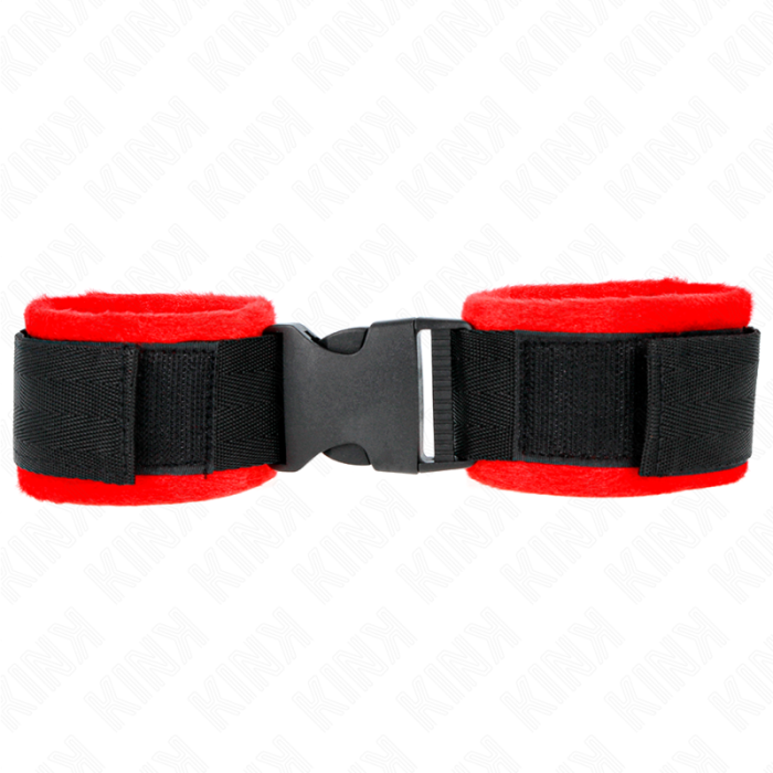 Obsenza - Muñequeras nylon ajustables KINK para control y seguridad - Negro - Image 1