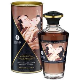 Obsenza - Aceite de Masaje con Efecto Calor y Sabor a Chocolate Intenso de Shunga - 100ml - Image 1