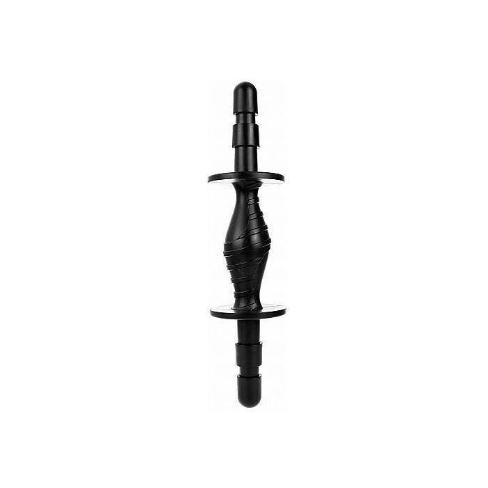 Obsenza - Double Penetration Connector for Hung System Toys - Black - Image 1