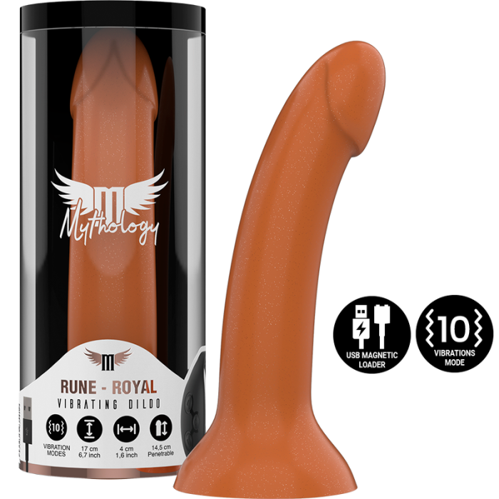 Obsenza - Dildo Mythology Rune Royal con Vibración y Tecnología Watchme - M - Image 1