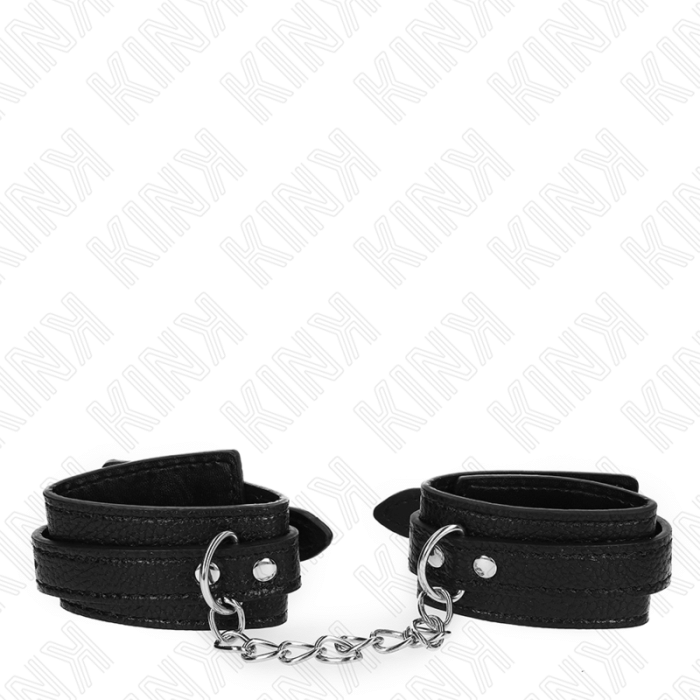 Obsenza - Muñequeras ajustables estilo serpiente negro para BDSM y control - Negro - Image 1