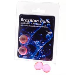 Obsenza - TALOKA - 2 Brasilianische Bälle mit Erfrischendem Vibrationseffekt und Aufregendem Gel - Image 1