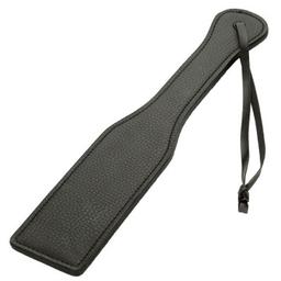 Obsenza - Nocturnal Leder Paddle Schwarz – Elegantes Impact Play Zubehör - Schwarz - Image 1