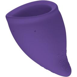Obsenza - Fun copa menstrual talla a morado oscuro - Image 1