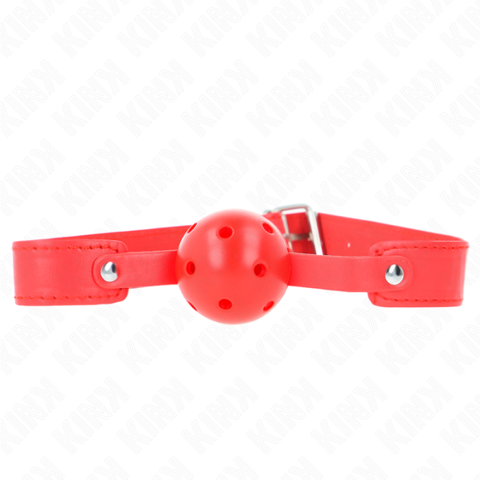 Obsenza - KINK Breathable Ball Gag 4. - Red - Image 1