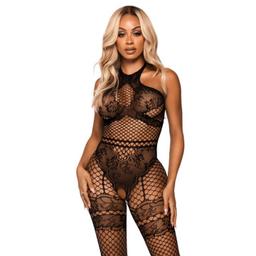 Obsenza - Body Halter Bodystocking Fausse Dentelle Leg Avenue - TU - Image 1
