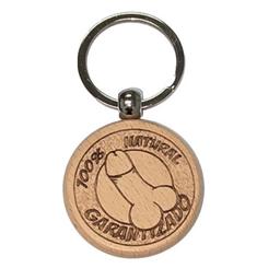 Obsenza - Wooden penis-shaped keychain - Image 1