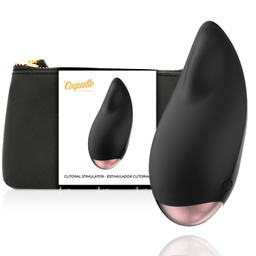 Obsenza - Luxus Klitorialstimulator Schwarz / Gold mit 10 Vibrationsmustern - Schwarz - Image 1