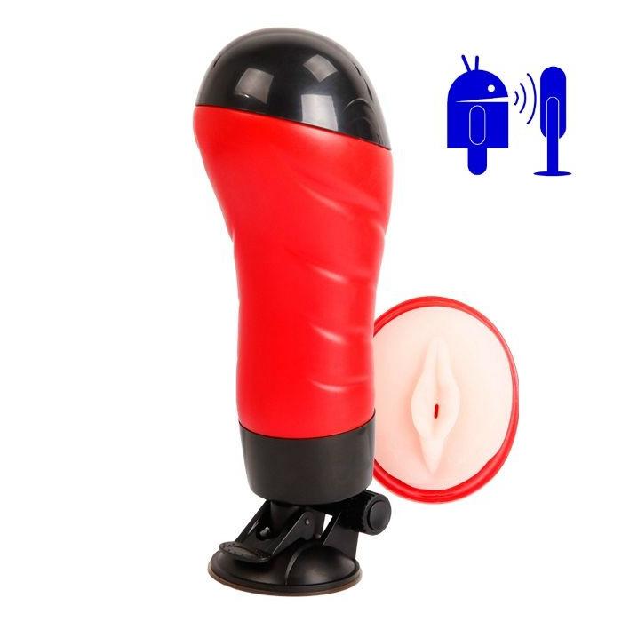 Obsenza - Masturbateur Vocal Crazy Bull avec Base Aspiration et Vibrations - Image 1