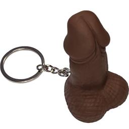 Obsenza - Llavero Forma de Pene Mulato Diverty Sex – Accesorio Divertido para Despedidas - Gris - Image 1