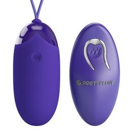 Obsenza - Pretty Love Berger Youth Remote Control Vibrating Egg for Solo or Couples Pleasure - Purple - Image 1