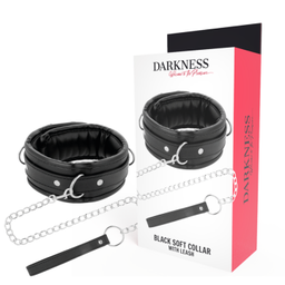 Obsenza - Elegantes Leder-Halsband mit Leine für BDSM &amp; Fetischspiele - Image 1