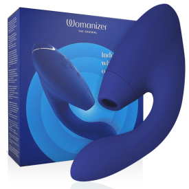 Obsenza - Womanizer Duo 2 Dual Stimulator for Intense Orgasms - Blue - Image 1
