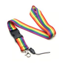 Obsenza - Lanyard Arcobaleno Pride LGBT Flag per Celebrazioni e Eventi - Image 1