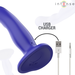Obsenza - Intense Shorty Vibrator with Suction Cup and Remote Control - Blue - Image 1