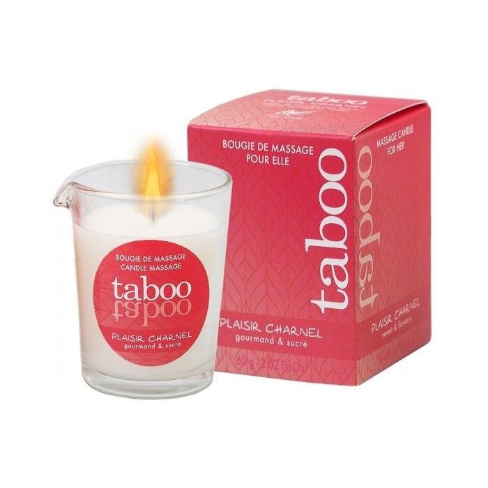 Obsenza - Vela de Masaje Taboo para Ella con Aroma de Flor de Cacao y Aceite Natural - Image 1