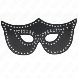 Obsenza - Maschera in Similpelle con Rivetti Modello 2 30x12 cm KINK - Image 1