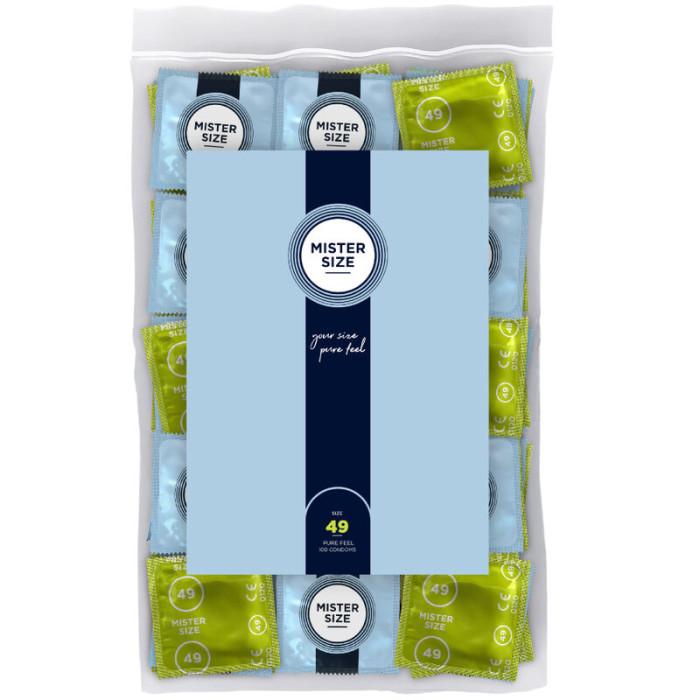Obsenza - MISTER SIZE Small Condom 49mm (100 Units) for Perfect Fit and Sensation - Image 1