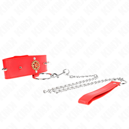 Obsenza - Collana di Diamanti Rossi con Cintura Regolabile 65cm KINK - Rosso - Image 1