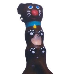 Obsenza - Handpainted novelty condoms brown dachshund xl - Image 1