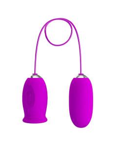 Obsenza - Daisy Huevo Dual Vibrador Recargable para Placer Intensivo - Violeta - Image 1