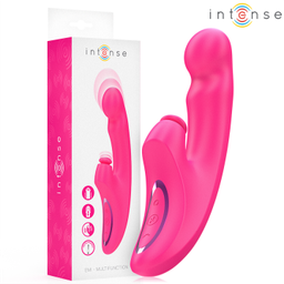 Obsenza - Vibromasseur Multifonction EMI 13,5 cm 3 en 1 avec 10 Modes de Vibration - Rose - Image 1