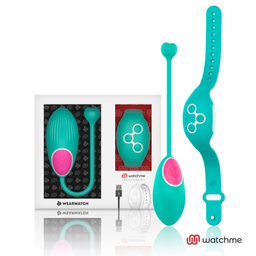 Obsenza - Wearwatch Egg Wireless Remote Control Vibrator with WATCHME Technology - Aqua - Image 1
