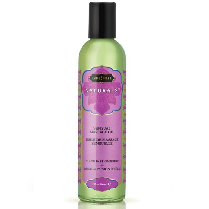 Obsenza - Natürliches Passionsbeeren Massageöl von KAMASUTRA für sinnliche Momente - 236ml - Image 1