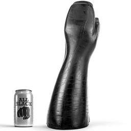 Obsenza - Dildo Fisting Realista de 39 cm All Black para Experiencias Intensamente Plenas - Negro - Image 1