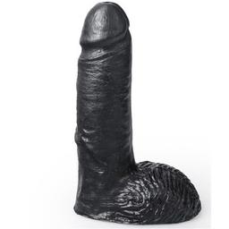 Obsenza - Gode Réaliste César 19 cm - HUNG SYSTEM pour Plaisir Intense - Noir - Image 1