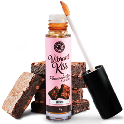 Obsenza - Gloss Vibrador de Labios Brownie para Placer y Sexo Oral - Image 1