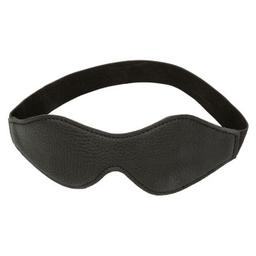 Obsenza - Máscara de Ojos Nocturnal en Cuero para Apagón Sensorial - Negro - Image 1