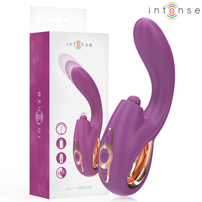 Obsenza - Lali Vibrador Multifunción Punto G Estimulación y Empuje - Violeta - Image 1