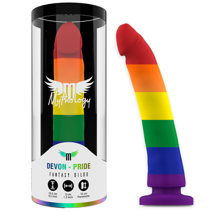 Obsenza - Mythology Devon Pride Dildo M - Fantasia in Silicone Flessibile - Image 1
