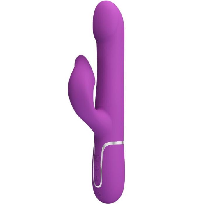 Obsenza - Pretty Love 4-in-1 Multifunction Rabbit Vibrator & Stimulator - Purple - Image 1
