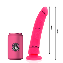 Obsenza - Premium Silicone Dildo 20cm - Ergonomic Design for Intimate Pleasure - Pink - Image 1