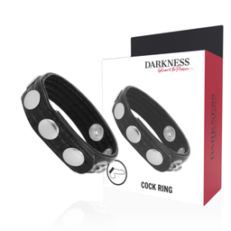 Obsenza - Anillo de Piel para Erección Ajustable - DARKNESS - Image 1