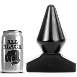 Obsenza - Plug Anal Alongamento Profundo 18,5 cm - ALL BLACK - Preto - Image 1