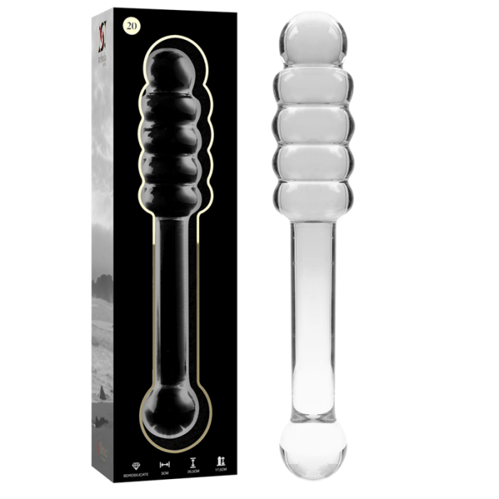 Obsenza - Nebula Series Ibiza Model 20 Borosilicate Glass Dildo 20. - Image 1