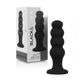 Obsenza - Scott premium silicone anal plug black - Image 1