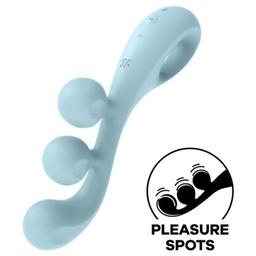 Obsenza - Satisfyer Multi Vibrador Tri Ball 2 para Estimulação Completa - Céu Azul - Image 1