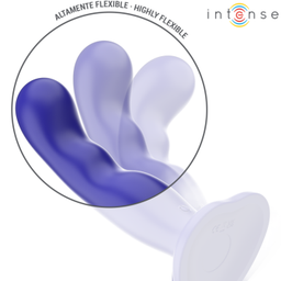 Obsenza - Vibrador Shorty com Ventosa Azul e Controle Remoto para Prazer Personalizado - Azul - Image 1